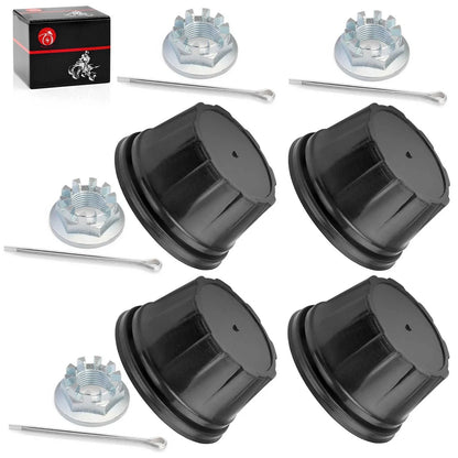 4-Pack Wheel Center Cap & Nut Pin for Honda Fourtrax 300 (1993–2000)