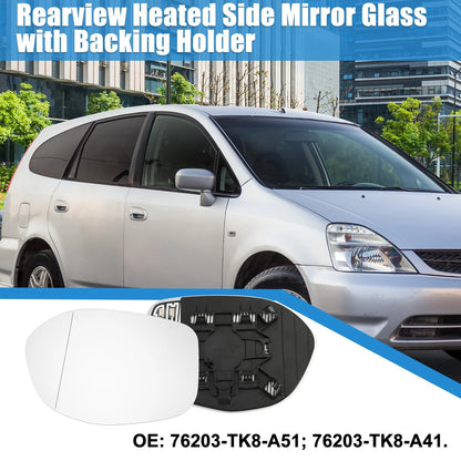 Heated Driver Side Mirror Glass for Honda Odyssey (2005–2010)