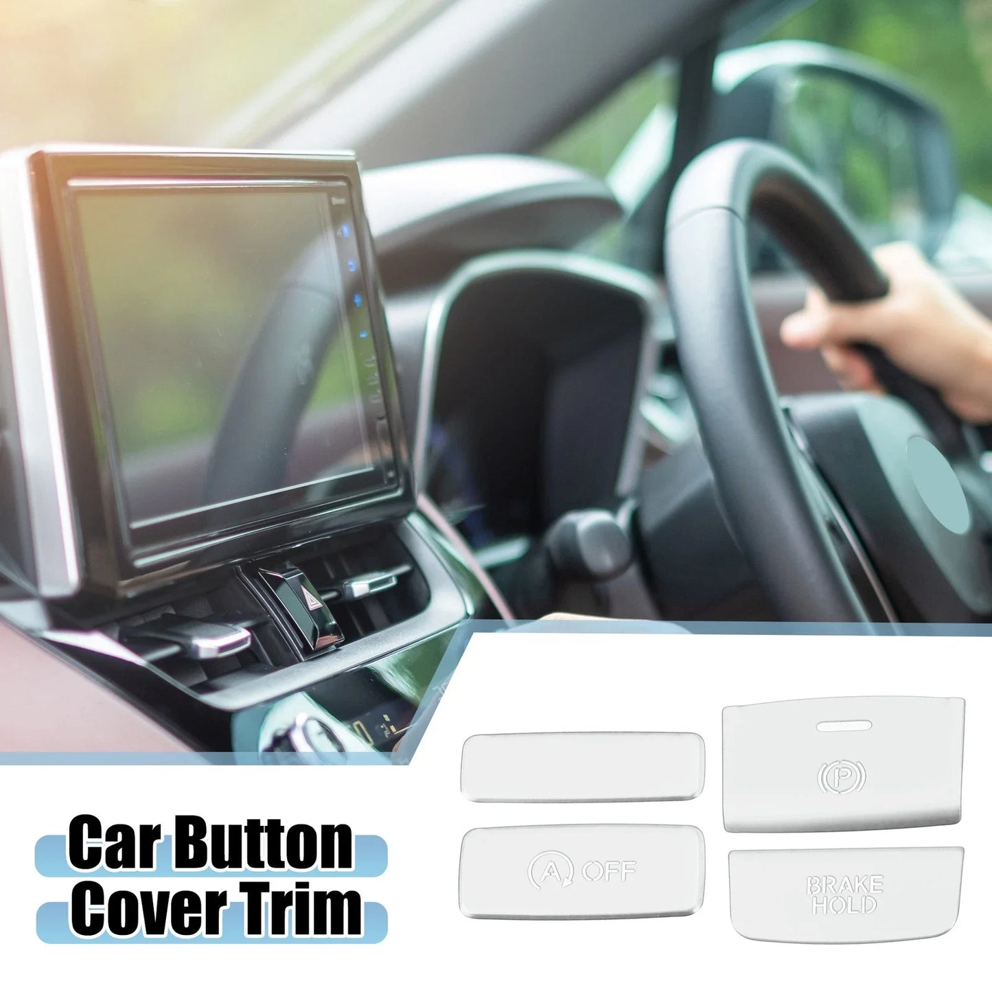 Electronic Handbrake Button Cover Trim for Honda Civic (2021-2023)