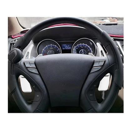 Steering Wheel Paddle Shifter for Hyundai Veloster (2012–2018) Aluminum Silver