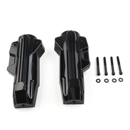 Upper Fork Slider Accents & Lower Fork Covers for Harley Electra Street Road (14-22)