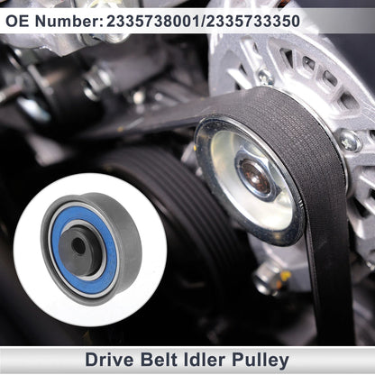 Drive Belt Idler Pulley for Hyundai Santa Fe (2001-2004) 1 x Pulley