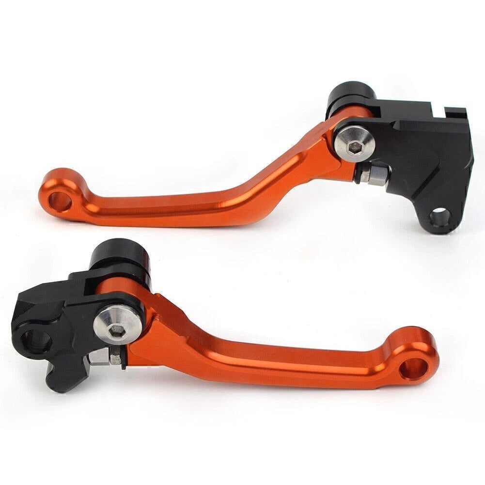 Pivot Brake Clutch Levers Set of 2 for Yamaha WR 250F WR 450F (2001–2016) ORANGE