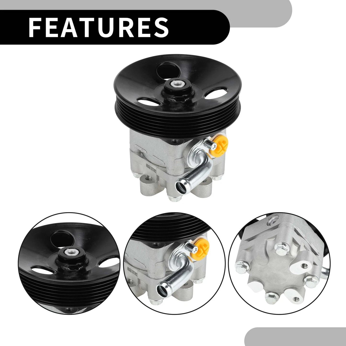 Power Steering Pump with Pulley No. 49110JA000 for Nissan Altima (2007–2013)