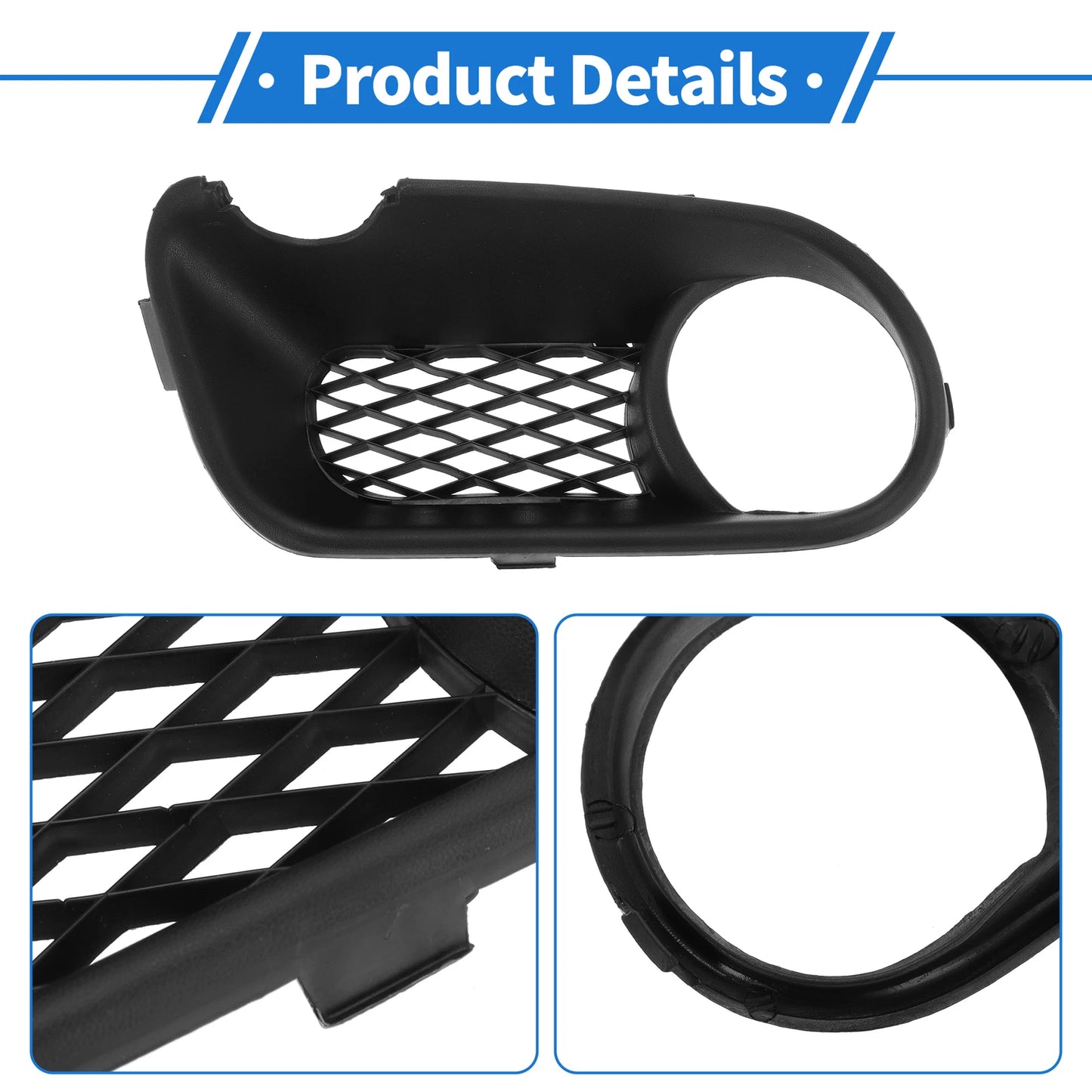 1 Pc Fog Light Grill for Volkswagen Touareg (2003–2007) No.7L6853663F
