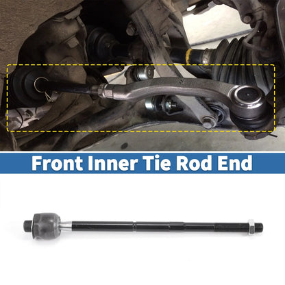 2X Front Inner Tie Rod End Links for Dodge Magnum (2005–2008) No.EV80702