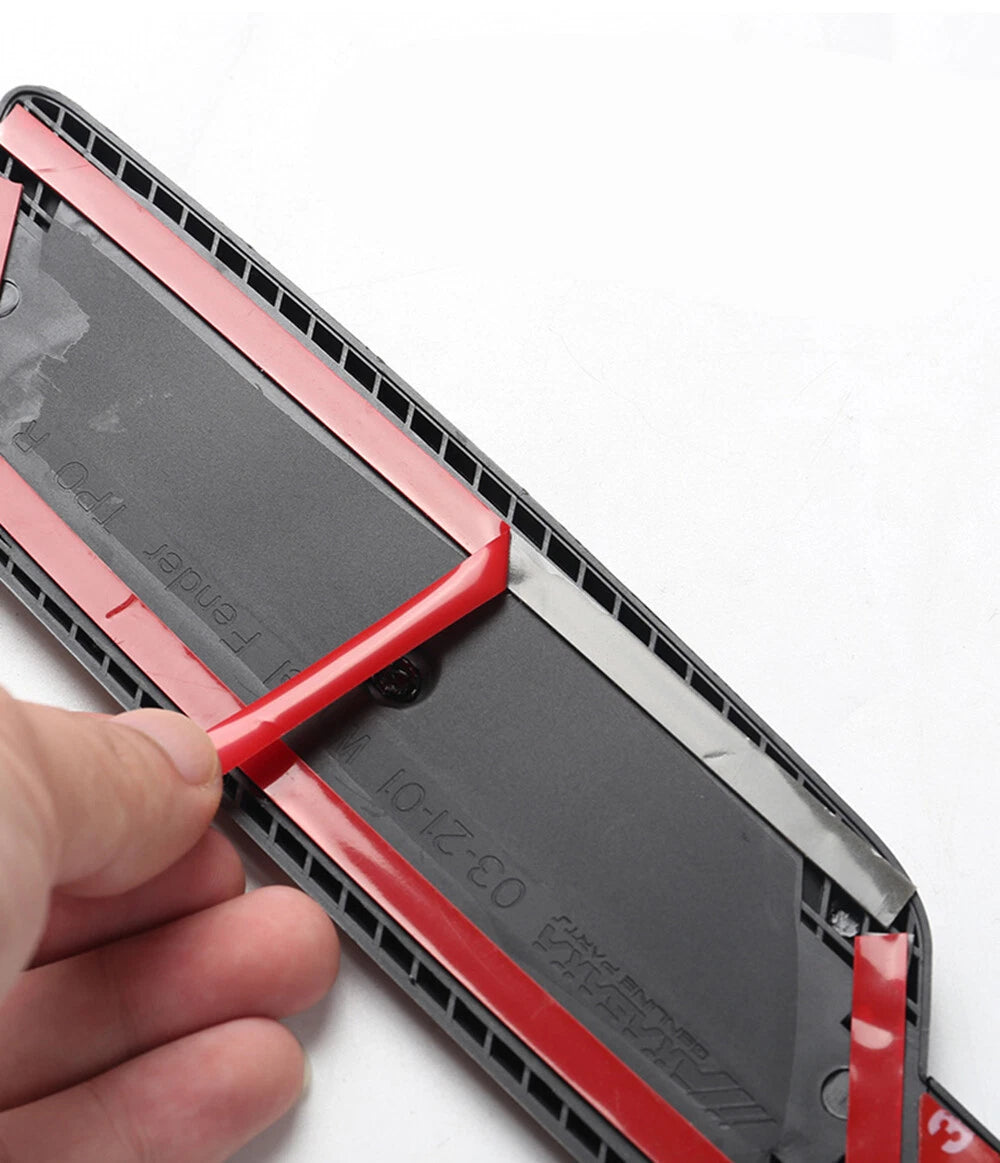 1 Pair Universal Car Side Air Flow Vent Trim for Various Models (N/A)