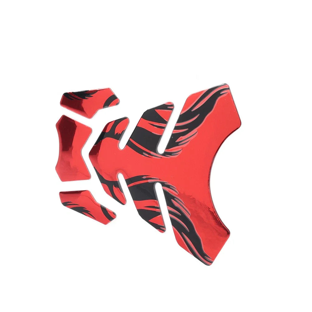 Red Fuel Gas Tank Pad Decals Stickers for Kawasaki Ninja 250 300 400 ZX10R