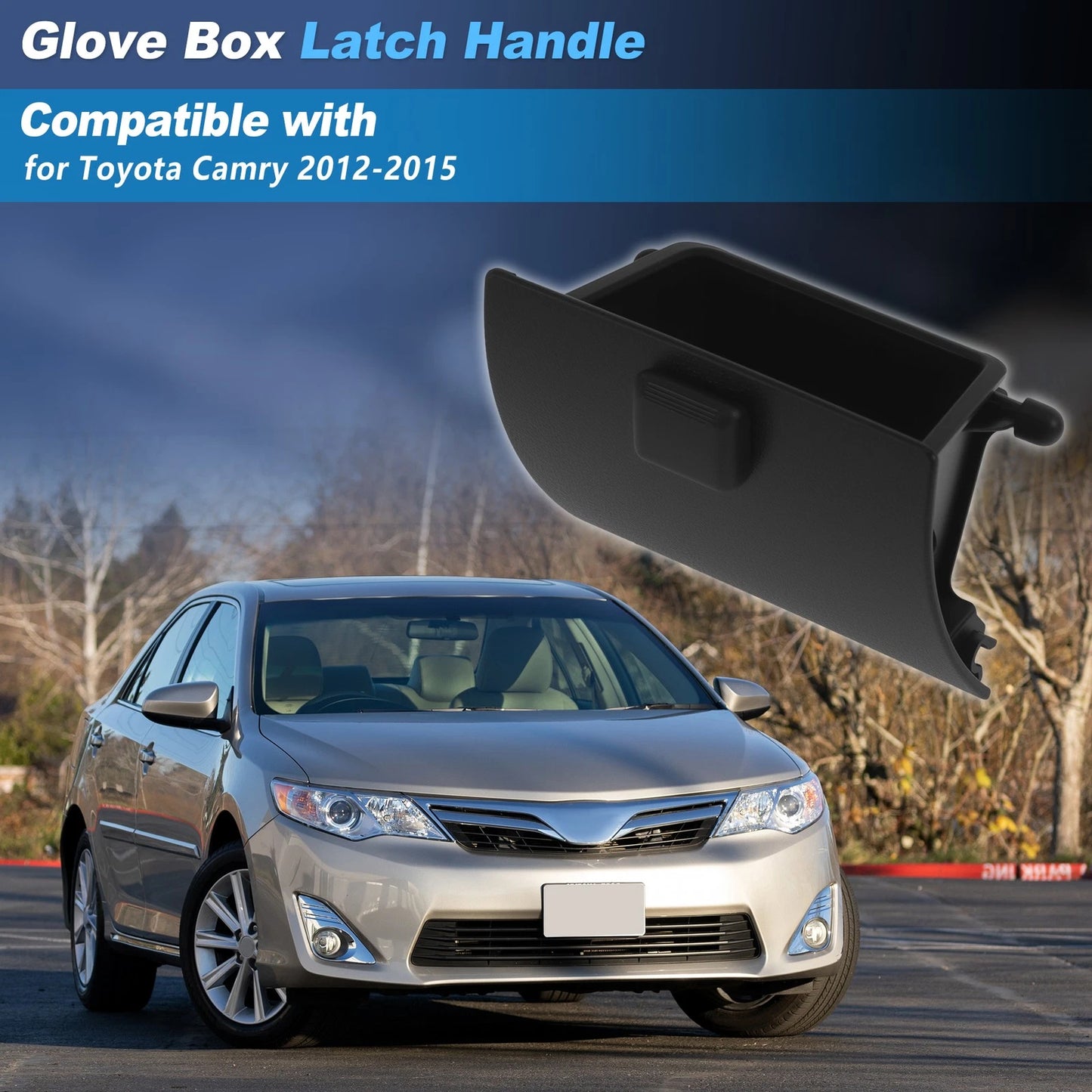 Glove Box Holder for Toyota Camry (2012–2015) 5545006030 Black Plastic
