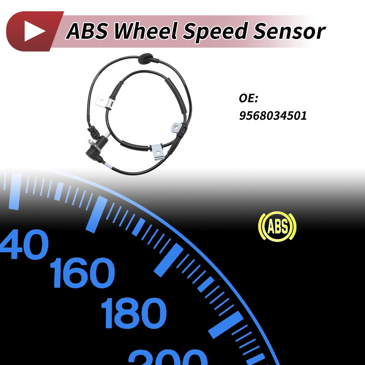 ABS Wheel Speed Sensor No. 9568034501 for Hyundai Sonata (1994–1998)