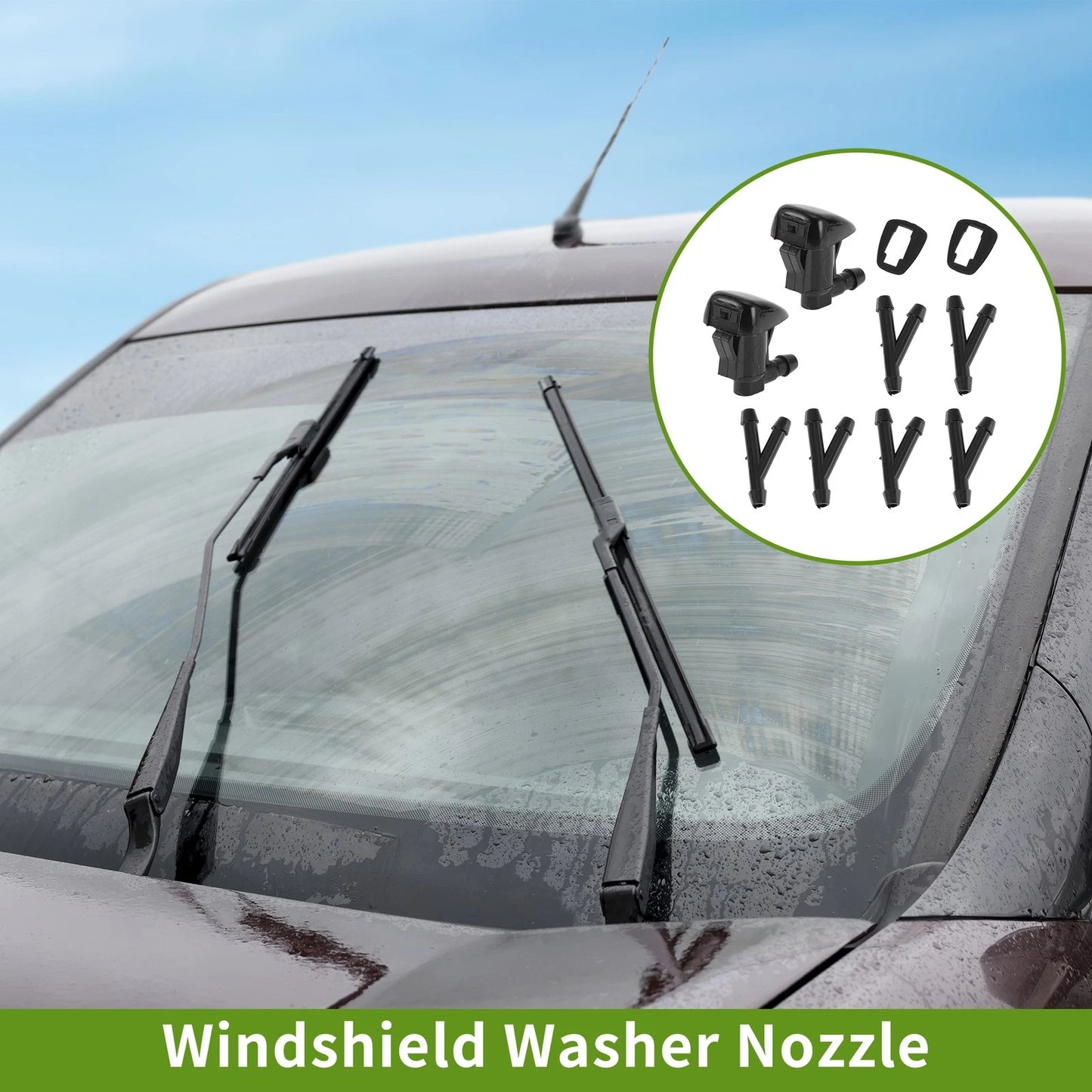 Windshield Washer Nozzle Set for Dodge (No. 55157319AA)