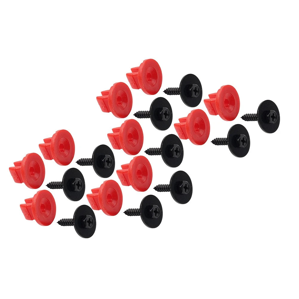 Set of 10 Engine Splash Shield Screw Nut Retainers for Ford Focus, GMC Sierra