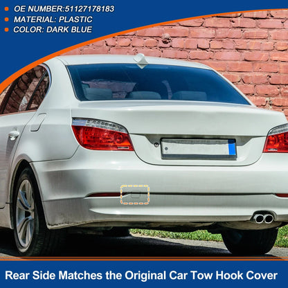 Tow Hook Cover for BMW 528i 535i 550i Dark Blue