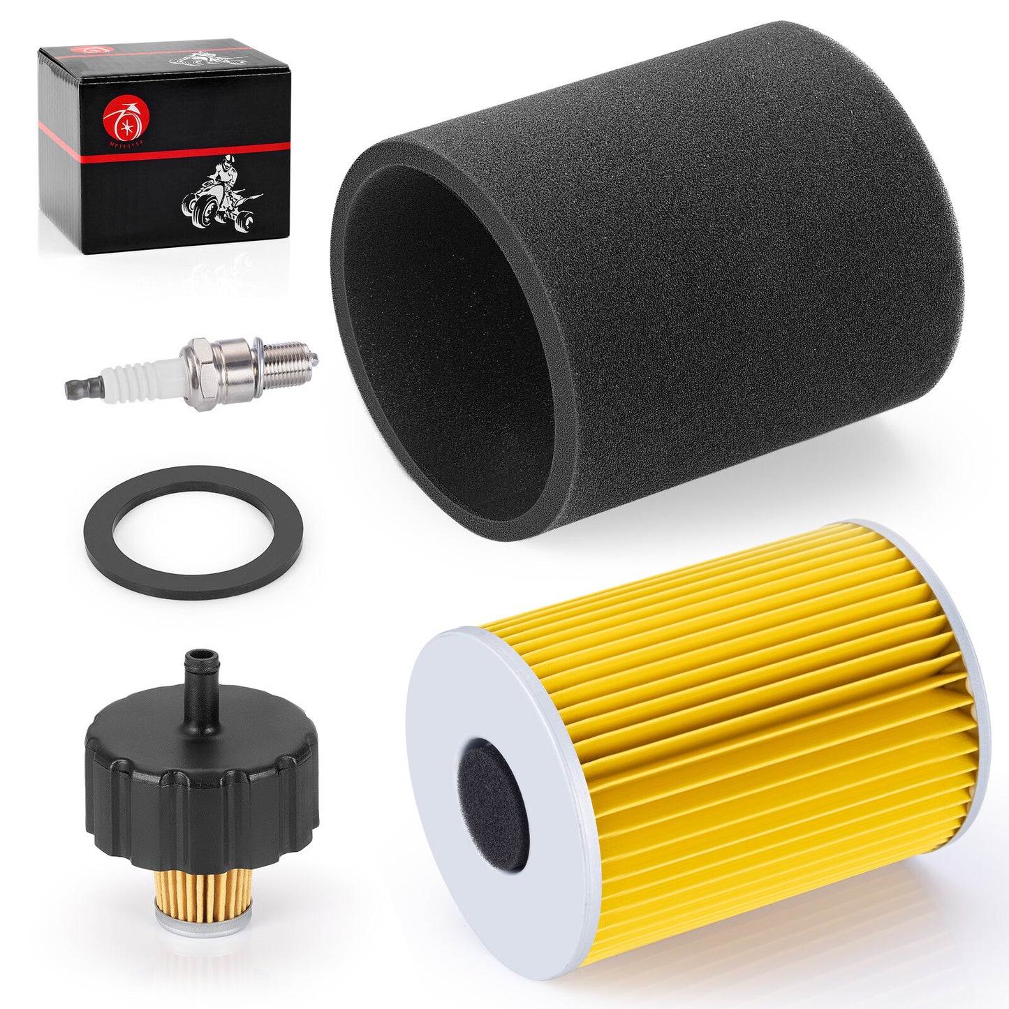 Spark Plug Kit for Yamaha Golf Cart G2 G5 G8 G9 G11 (1985–1995)