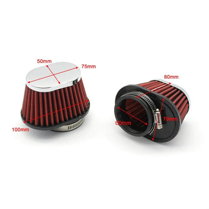 Air Filter 60mm - Double Layer Stainless Steel for Engine