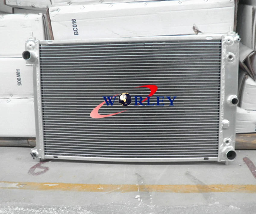 Aluminum Radiator with Red Silicone Hose for Ford AU Falcon (1998–2002)