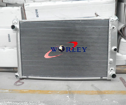 Aluminum Radiator with Red Silicone Hose for Ford AU Falcon (1998–2002)