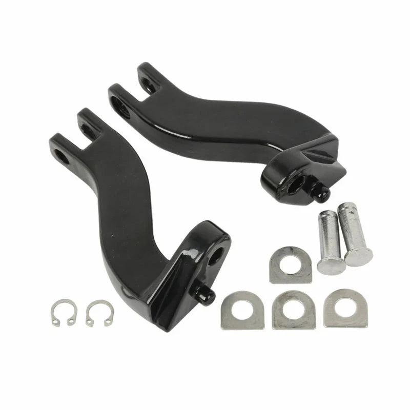 Rear Passenger Foot Pegs Mount Kit for Harley Touring Electra Glide (1993-2024)