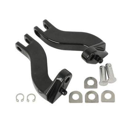 Rear Passenger Foot Pegs Mount Kit for Harley Touring Electra Glide (1993-2024)