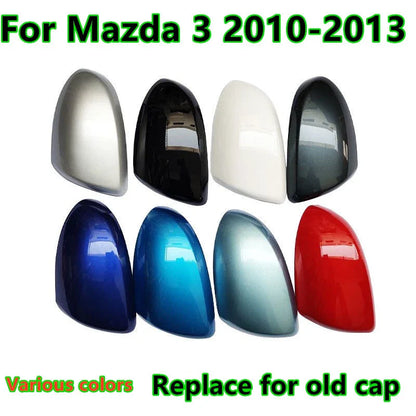 Left/Right Side Mirror Cover Cap NoSignal for Mazda 3 (2010–2013)