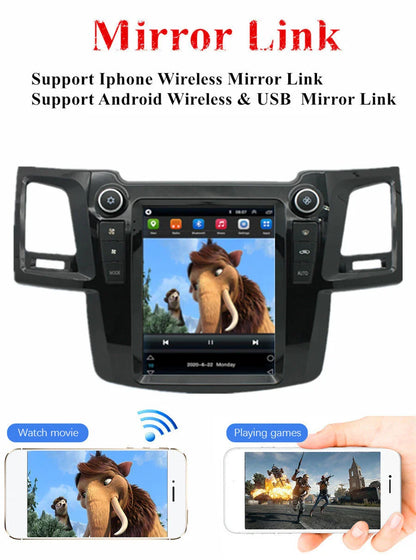 9.7" Android 10.1 Stereo Radio GPS for 2005-2014 Toyota Fortuner/Hilux
