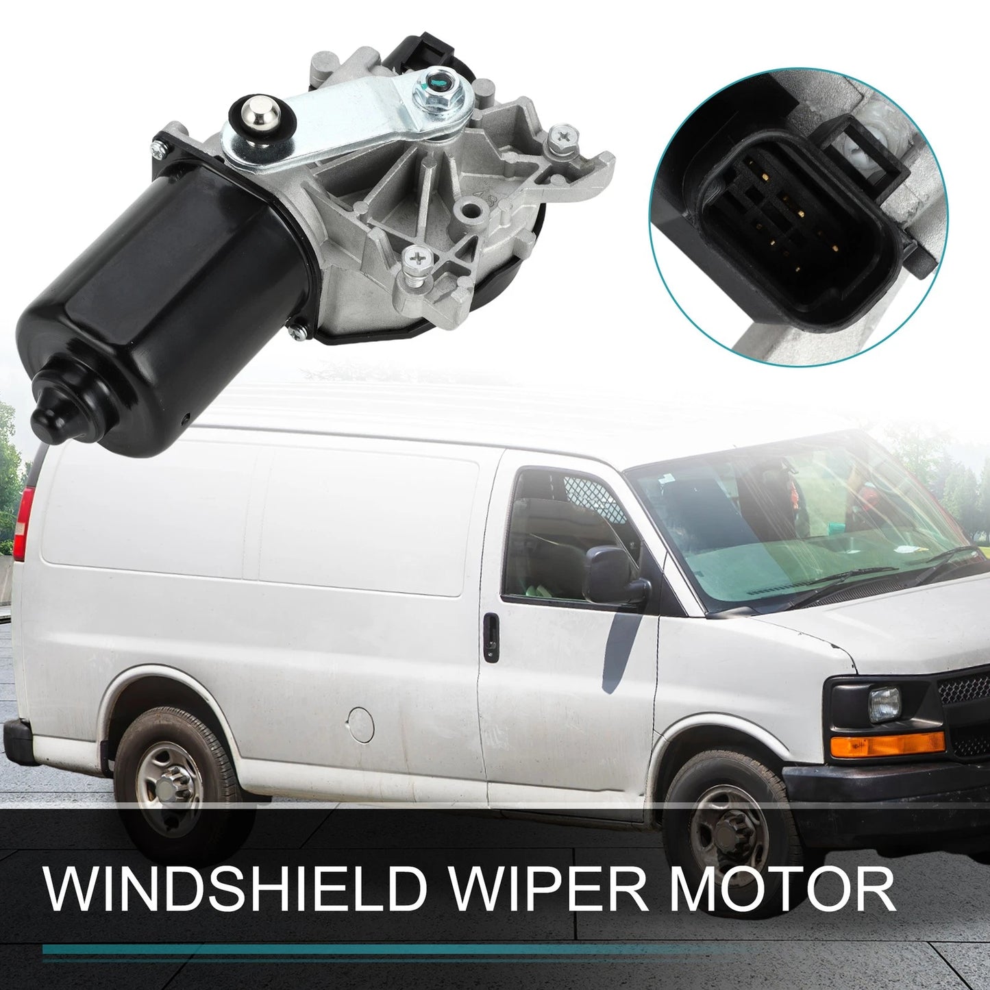 Front Windshield Wiper Motor for Chevrolet Express 1500 2500 (1996–2002) No.12487586