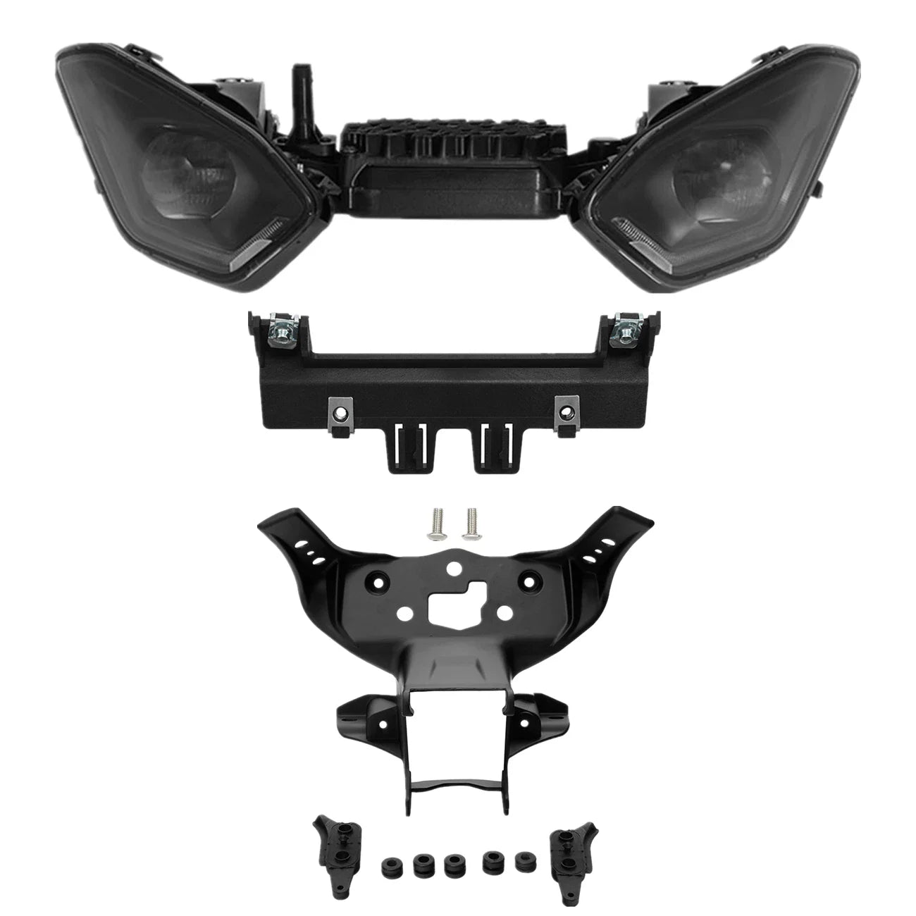 LED Headlight Assembly & Fairing Bracket Trim Panel for BMW S1000RR (2019–2025)