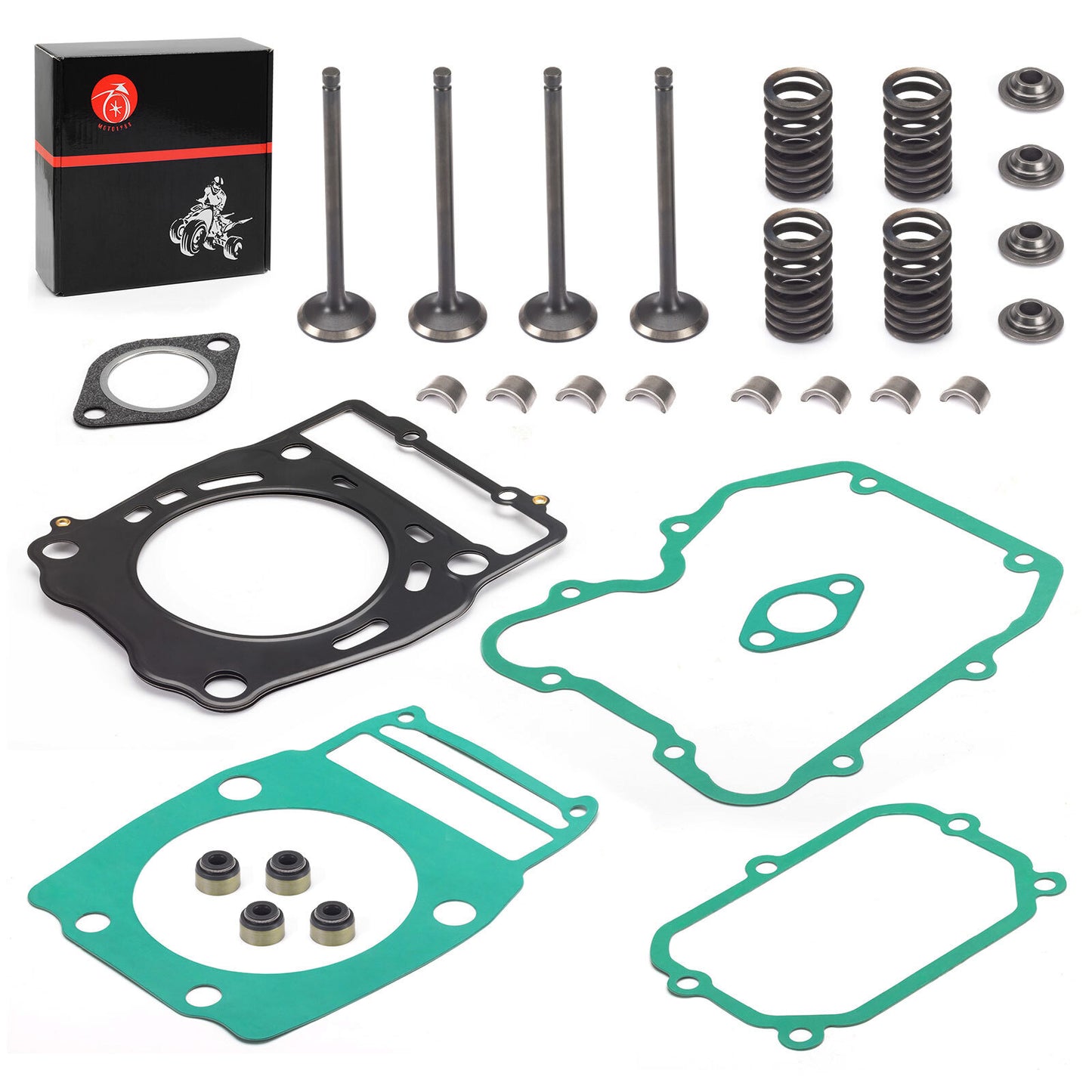 Exhaust Intake Valve Cylinder Head Gasket Kit for Polaris Sportsman 500 (1996–2014)