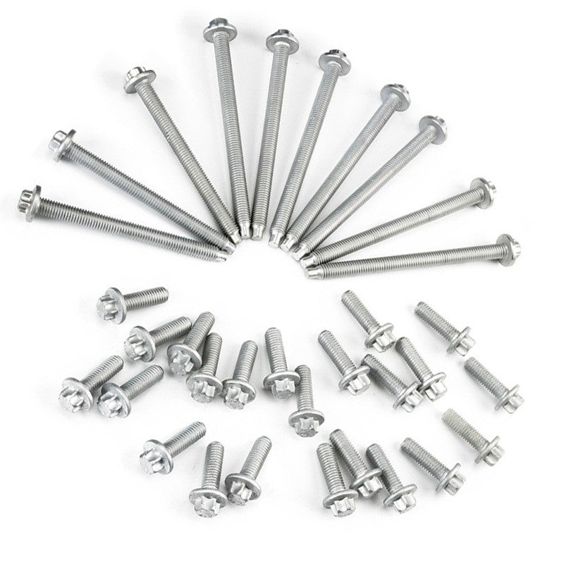 Set of 10 Engine Oil Pan Bolts for BMW F20 F22 E90 E92 E93 (2012–2019)