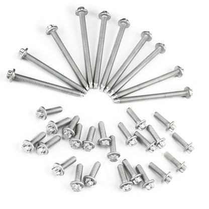 Set of 10 Engine Oil Pan Bolts for BMW F20 F22 E90 E92 E93 (2012–2019)