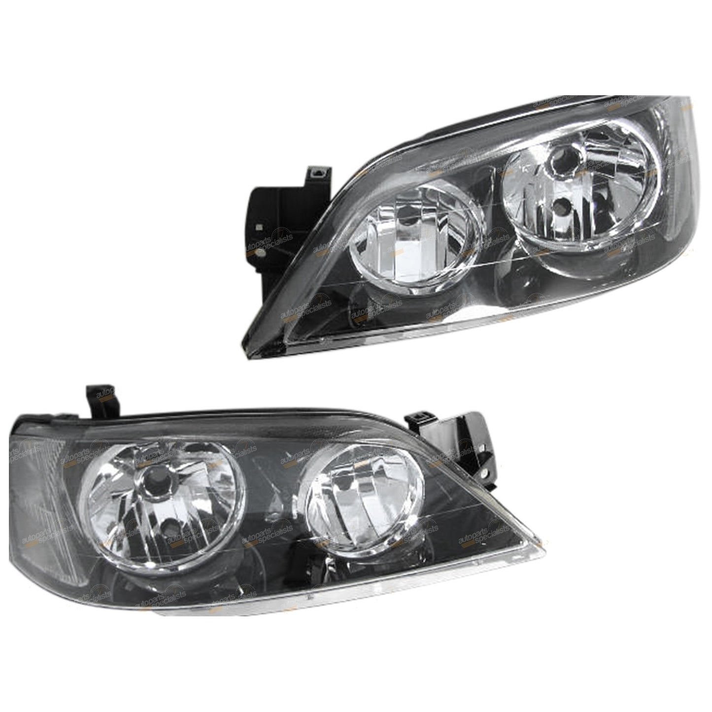 Headlights Set of 2 for Ford BA BF Falcon Fairmont (2002–2006)