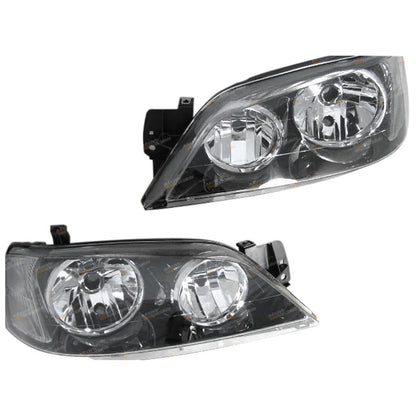 Headlights Set of 2 for Ford BA BF Falcon Fairmont (2002–2006)