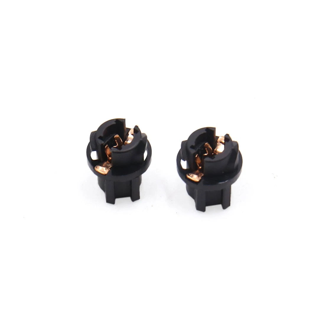 100 Pcs T5 Light Bulb Socket Adapter Connector for Car Instrument Dashboard