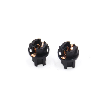 100 Pcs T5 Light Bulb Socket Adapter Connector for Car Instrument Dashboard