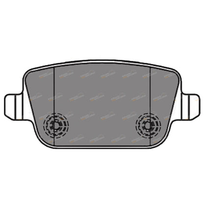 Rear Disc Brake Pad Set for Volvo XC60 (2009–2010)