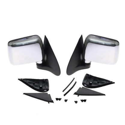 Chrome Side Door Mirror Pair for Isuzu Faster Holden Rodeo TF