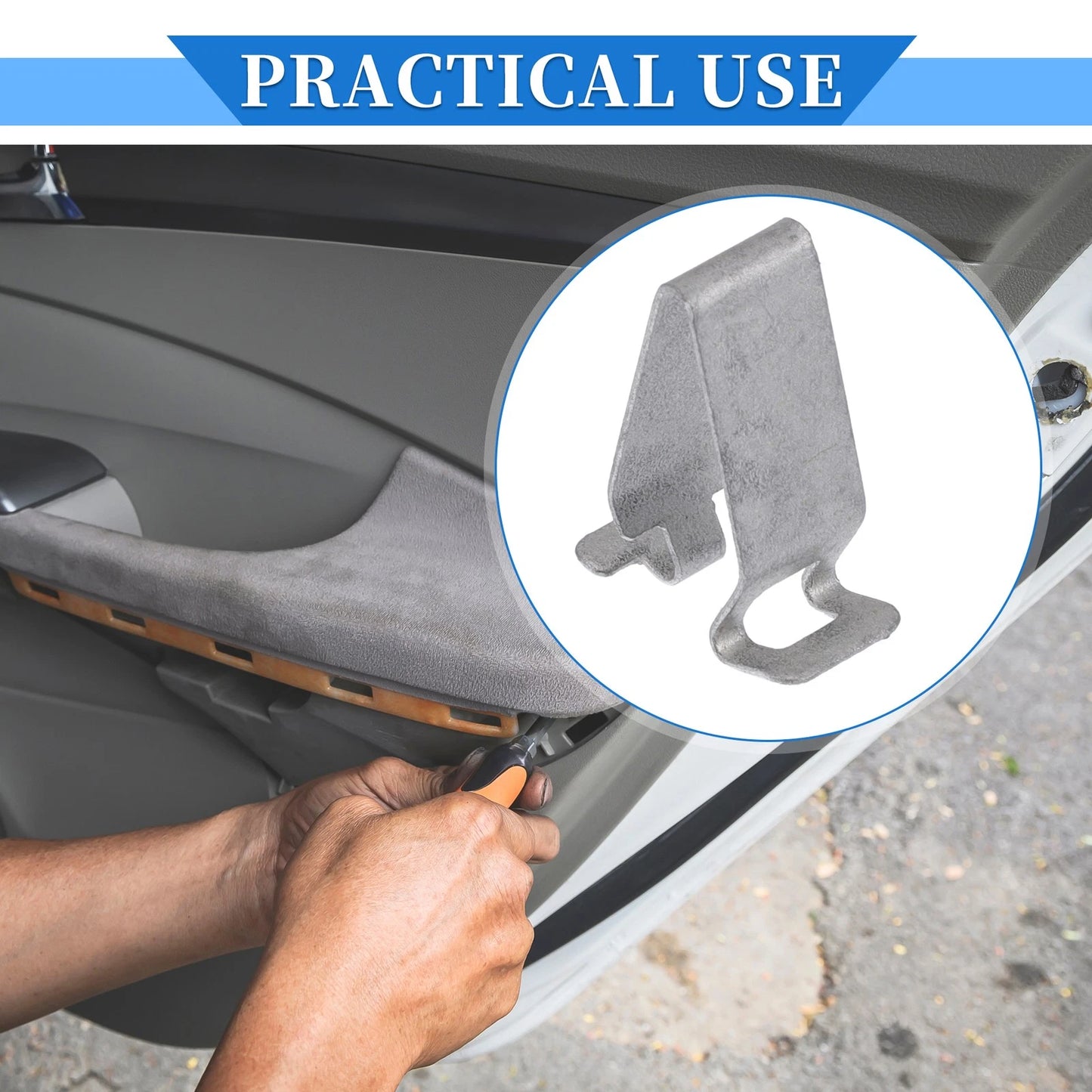 10 Pcs B-Pillar Trim Panel Clip for Volkswagen Jetta (2011–2023) Metal