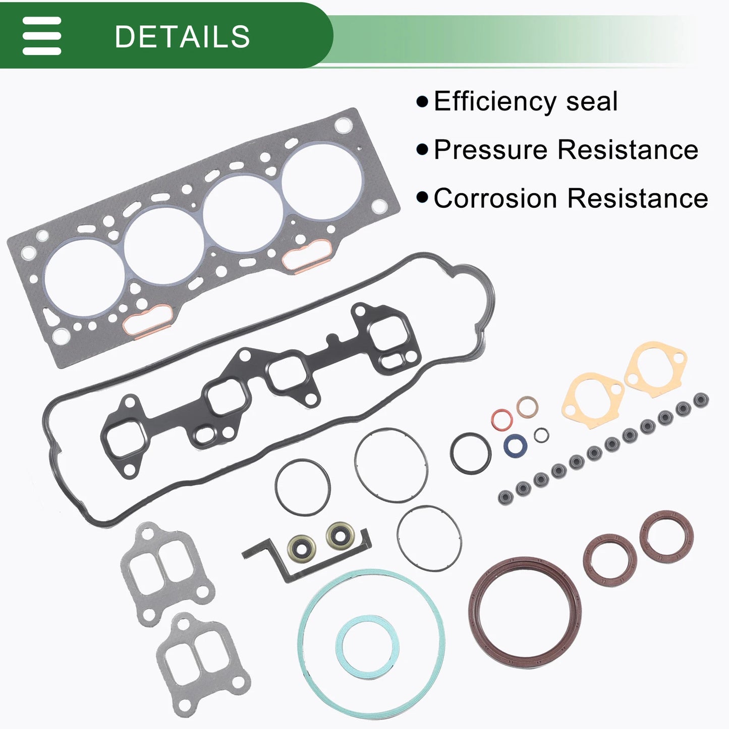 Cylinder Head Gasket Kit No. 0411111075 for Toyota 3E