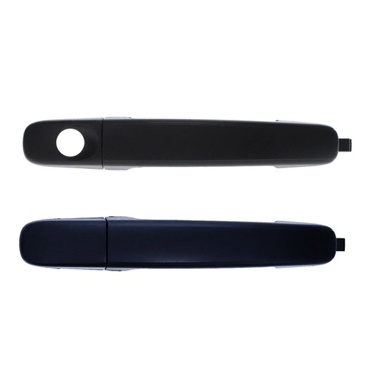 2 x Front Left + Right Outer Door Handle Black for Ford Ranger (2011–2022)