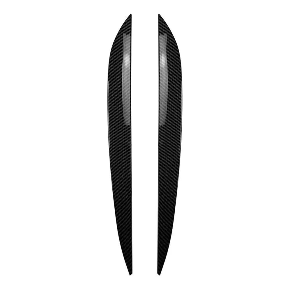 Carbon Fiber Front Headlight Eyelid Trim Covers for VW Touareg (2010-2018)