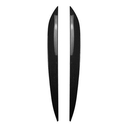 Carbon Fiber Front Headlight Eyelid Trim Covers for VW Touareg (2010-2018)