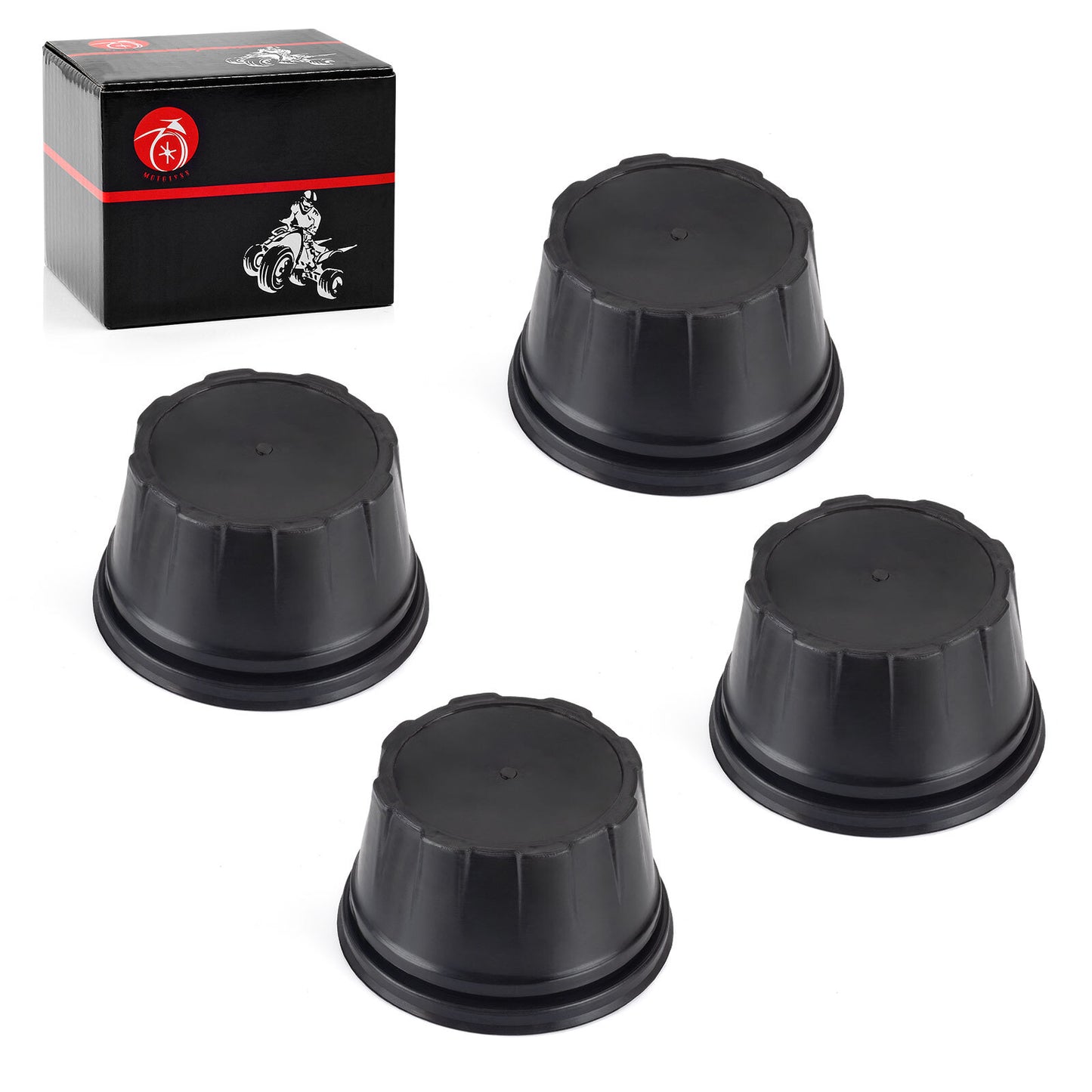 Set of 4 Wheel Center Caps for Honda FourTrax 300 (1988–2000)
