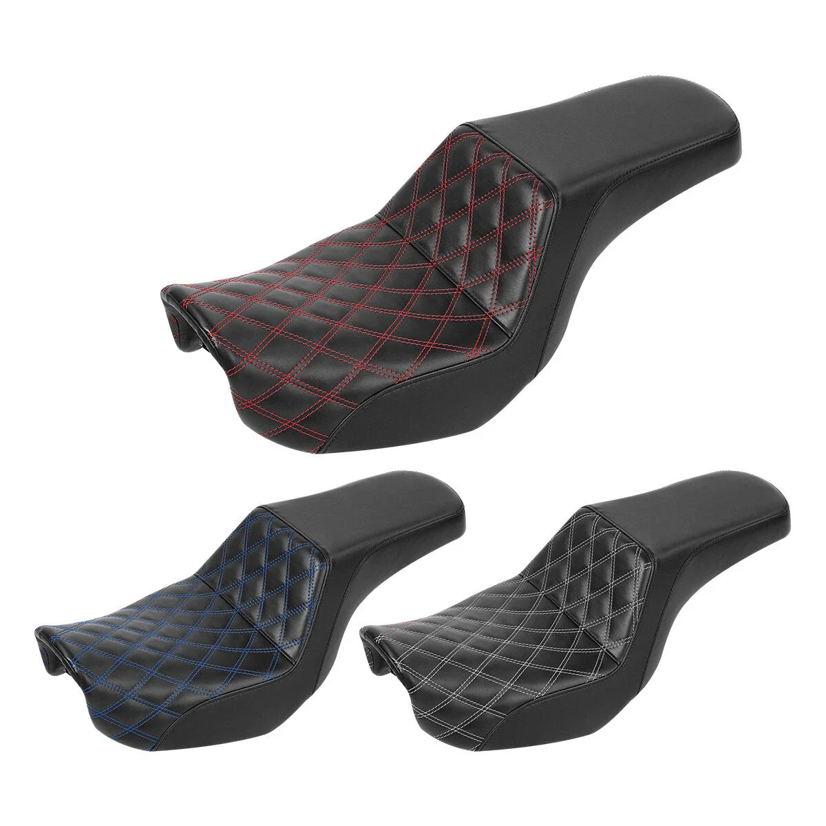 Driver Passenger Seat for Harley Dyna Fat Bob Wide Glide (2006-2017)