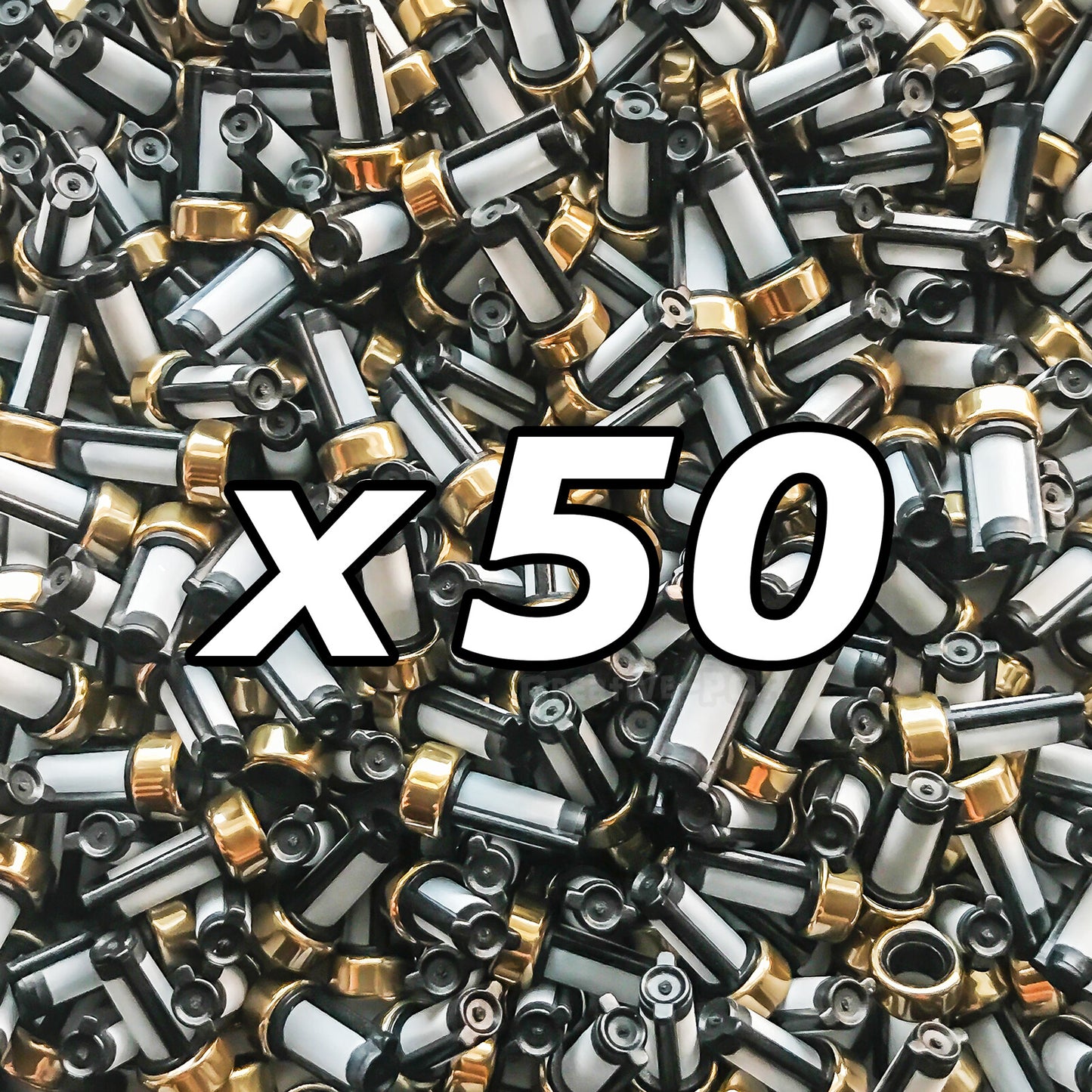 Set of 50 Fuel Injector Filter Baskets for Universal Applications