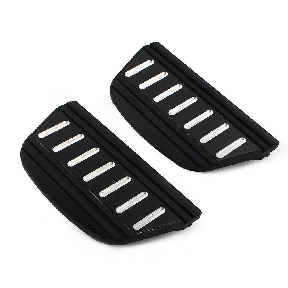 Black Rear Floorboard Foot Peg Insert for Harley Softail Electra Glide