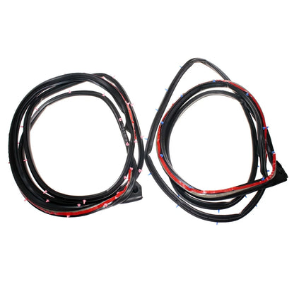 Set of 2 Rear Door Weatherstrips for Toyota Fortuner (2005–2015)