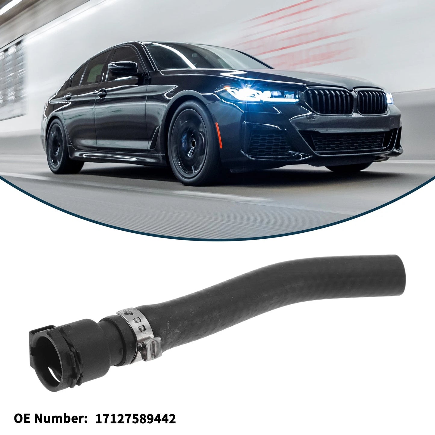 Radiator Hose No. 17127589442 for BMW 550i (2016)
