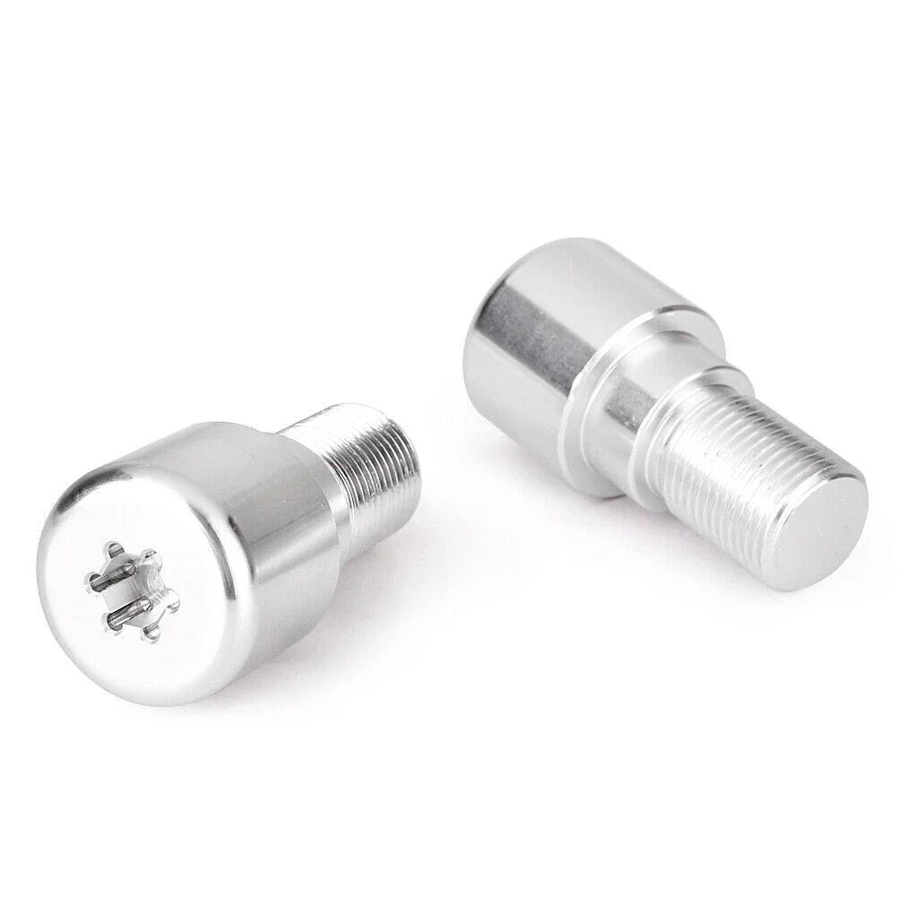 18mm Handle Bar End Grip Plug Silver for Yamaha YZF R6, R6S (1999-2012)
