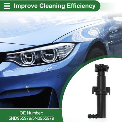 Front Driver Side Headlight Washer Nozzle for VW Tiguan (2018–2021) No. 5ND955979/5N0955979