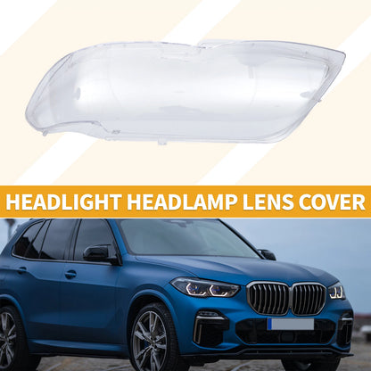 1 Pc Front Left Headlight Lens Cover for BMW X5 (2004-2006)